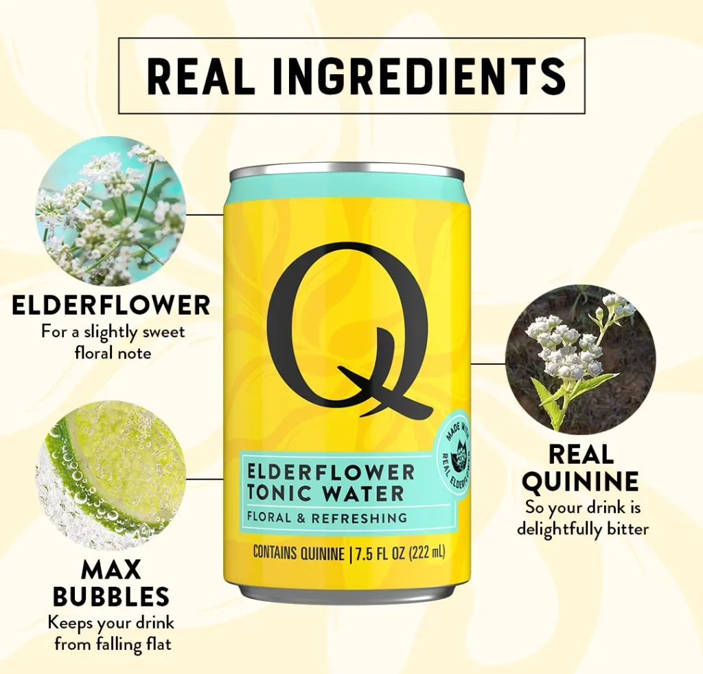 Q Mixers Tonic Elderflower Ingredients