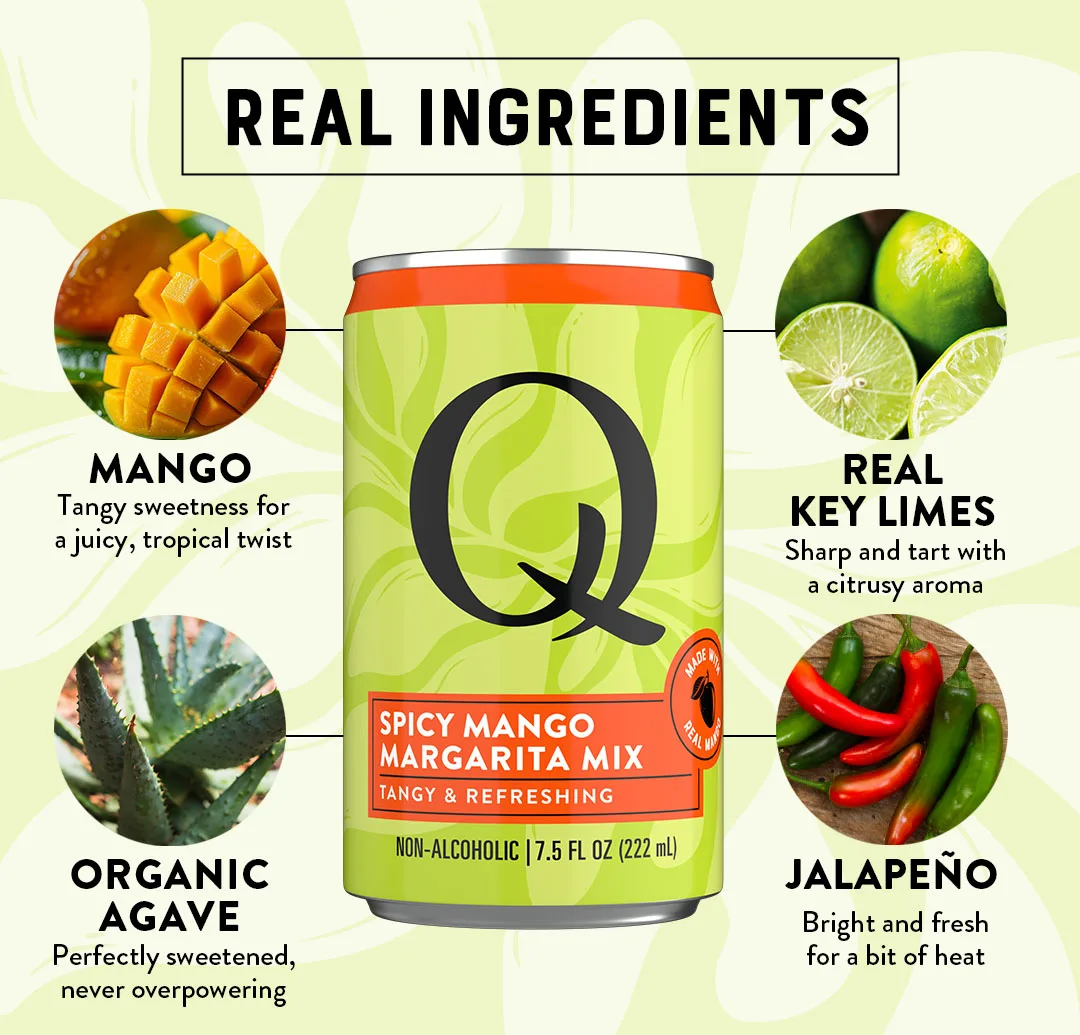 Q Mixers Margarita Spicy Mango Ingredients