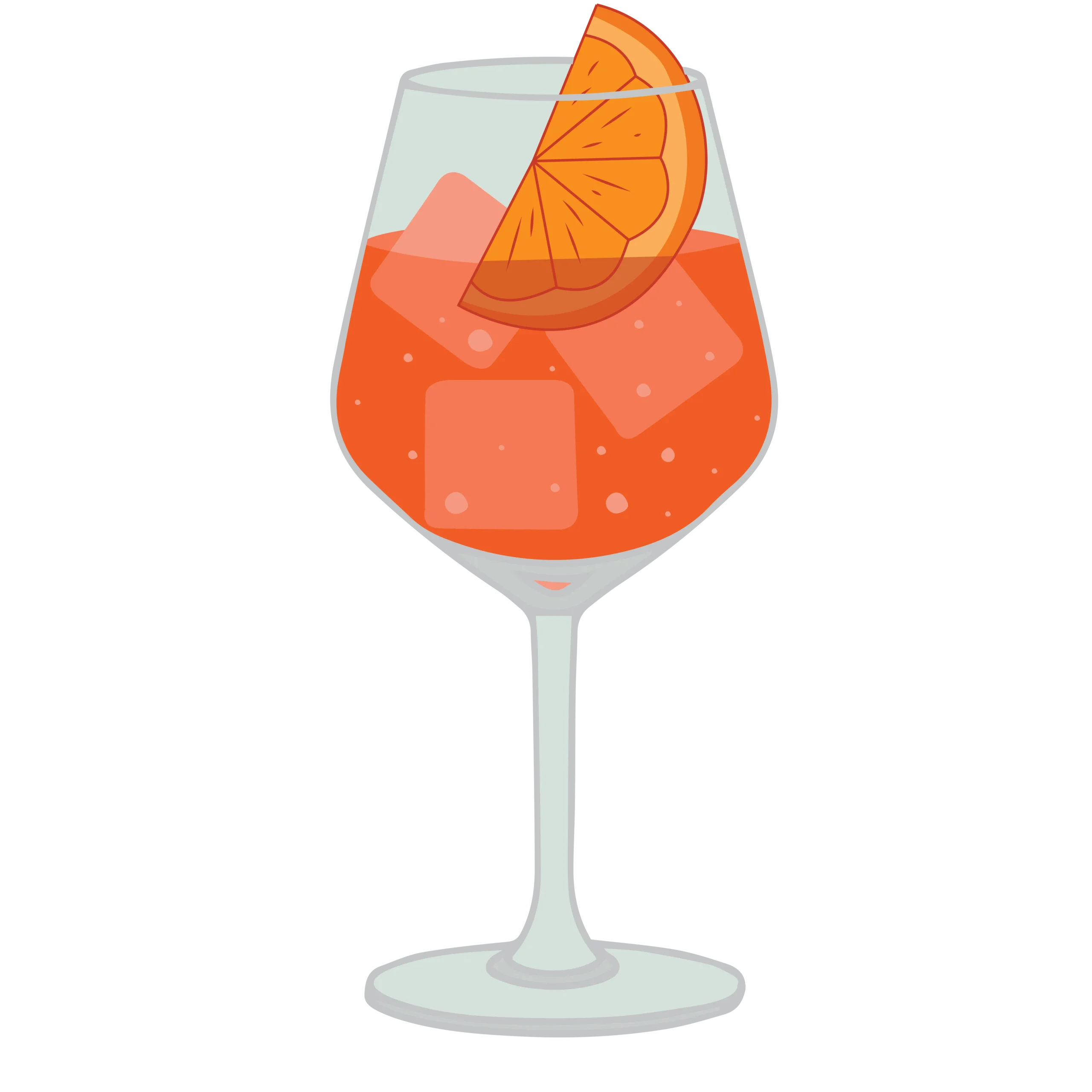 Q Mixers drink Illustrations Aperol Spritz