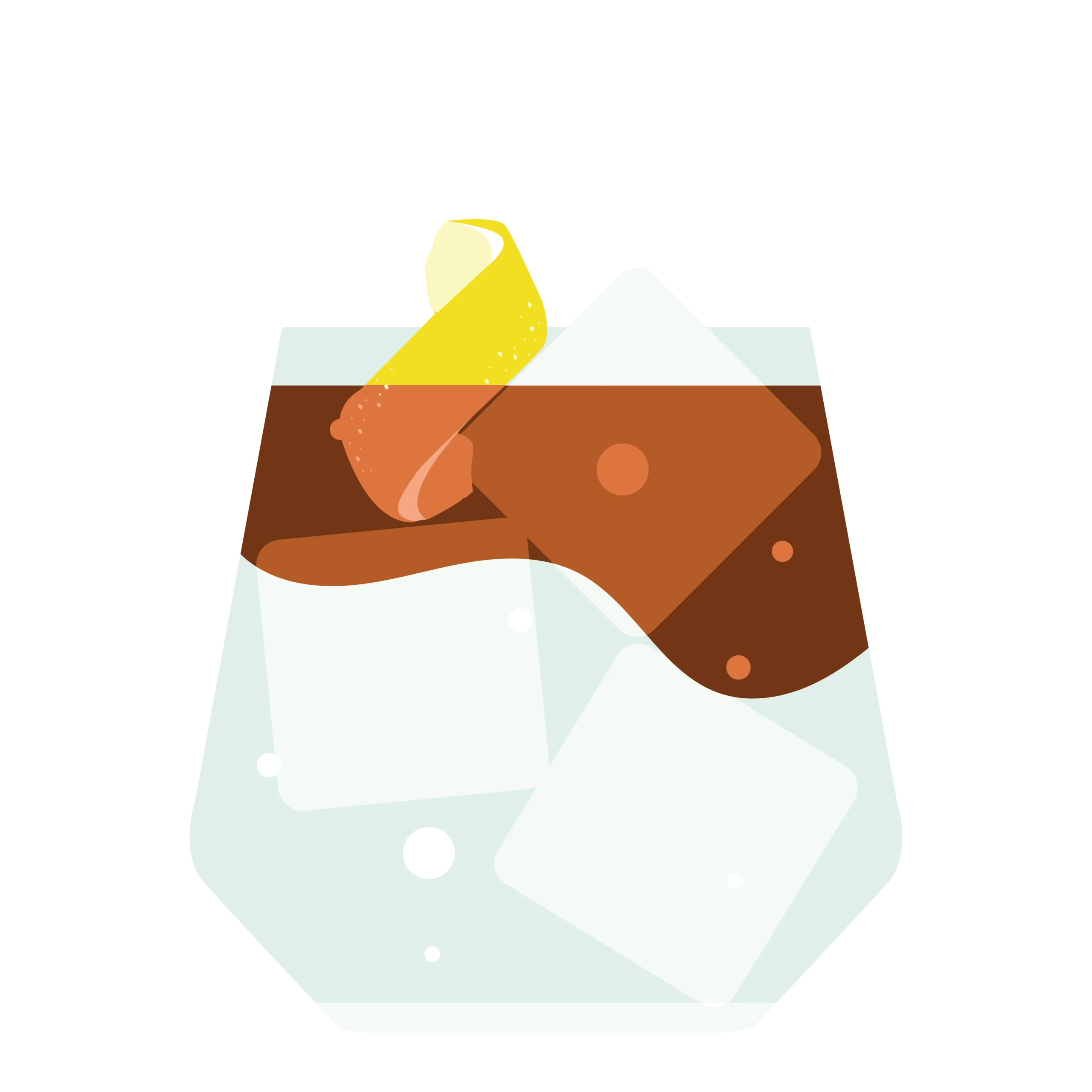 Q Mixers drink Illustrations Espresso Tonic