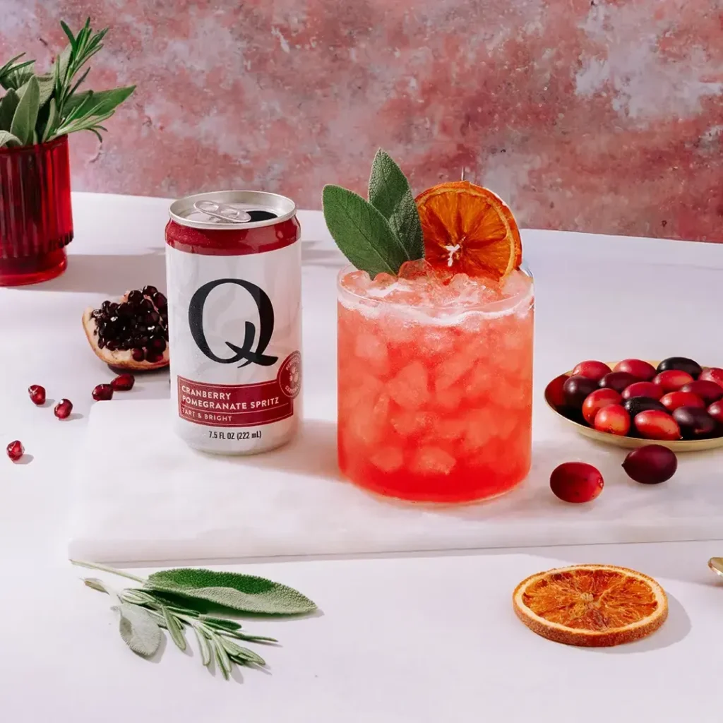 Q Mixers Cran Pom Zinger every day