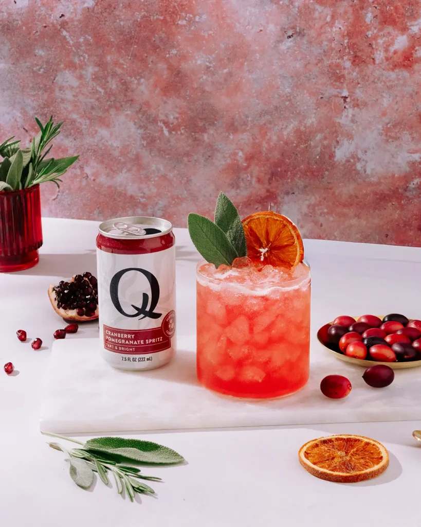 Q Mixers Cran Pom Zinger every day